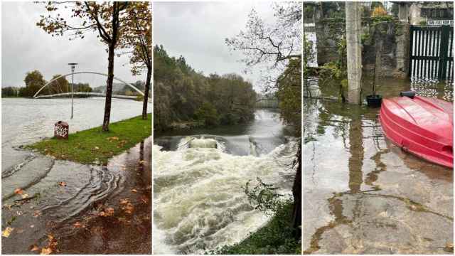 Imágenes del río Lérez y de A Ramallosa.