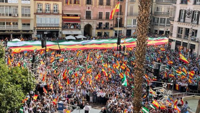 Un momento de la manifestación.