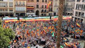 Un momento de la manifestación.