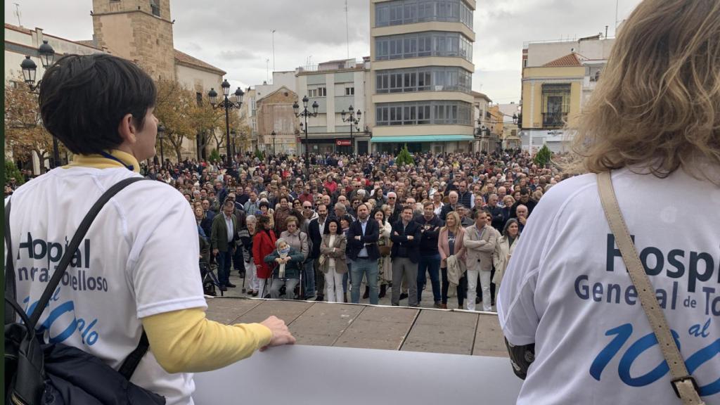 Otro momento de la protesta