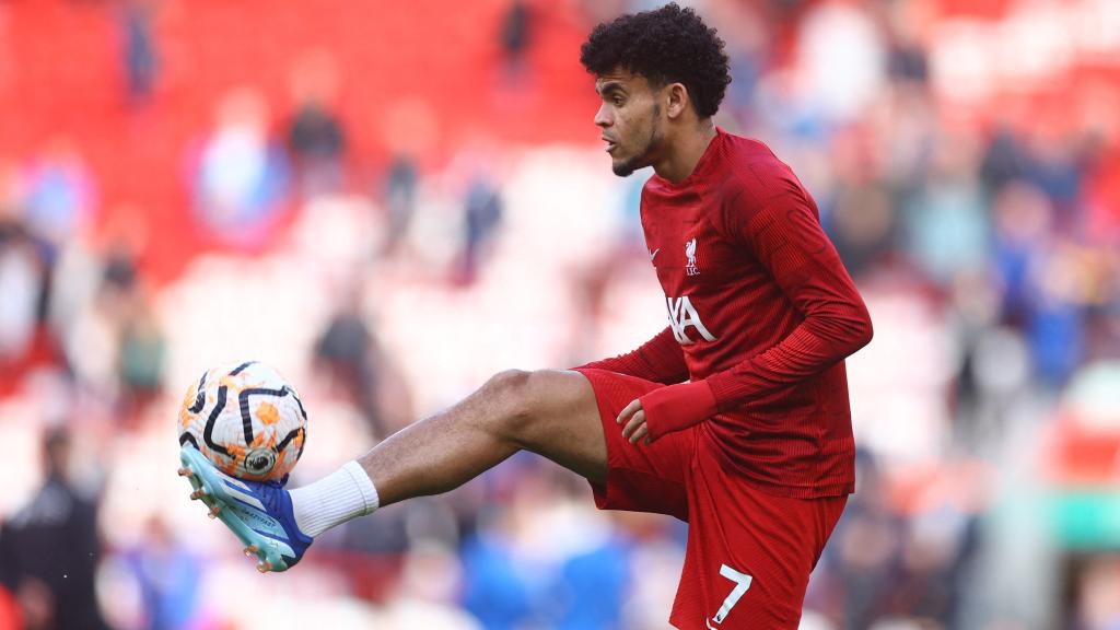 Luis Diaz, durante un partido con el Liverpool.