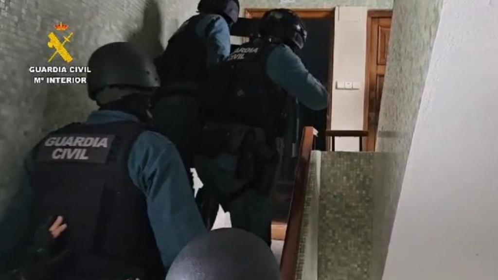 Operación contra el narcotráfico de la Guardia Civil.