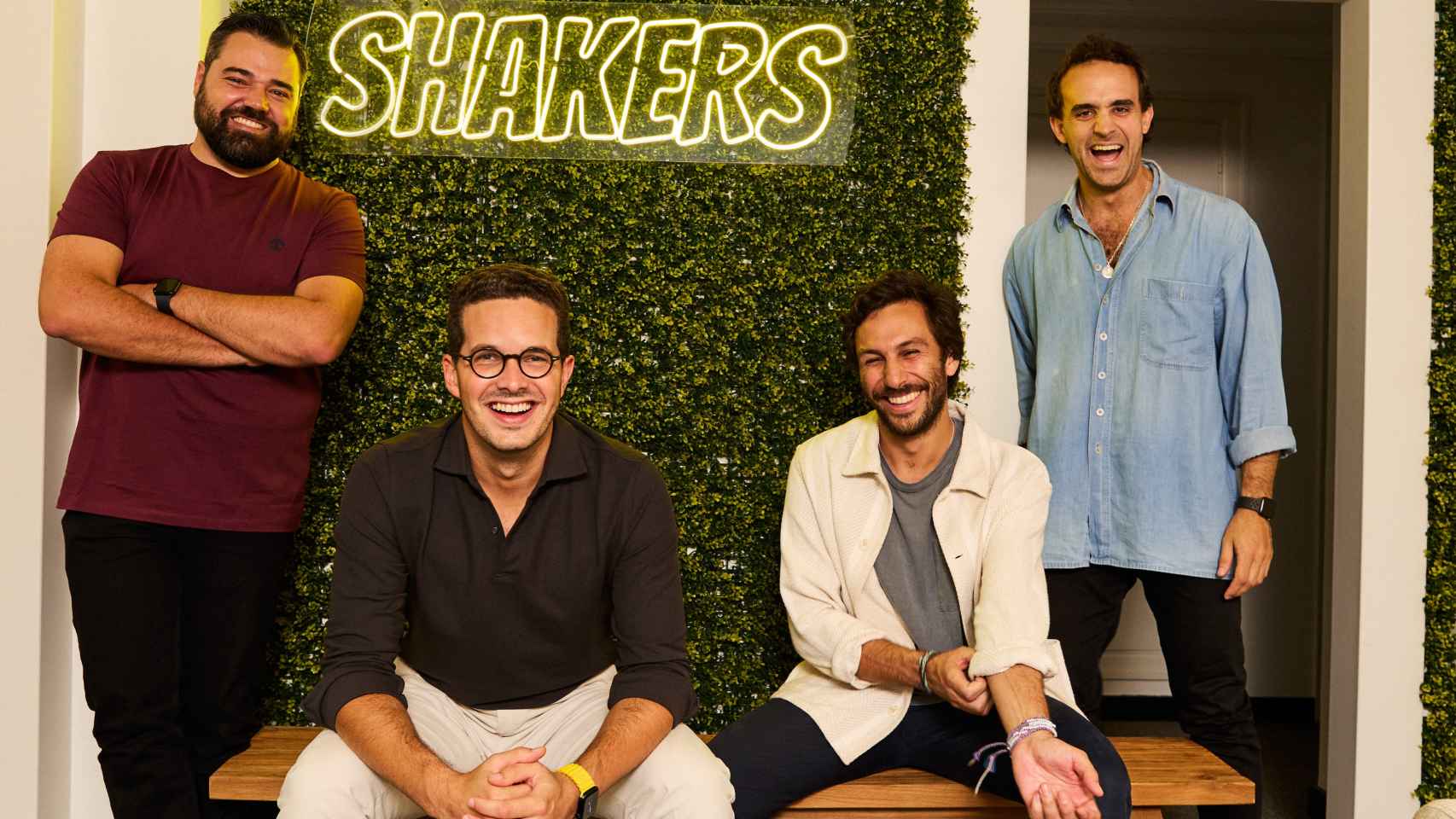 Equipo fundador de la startup Shakers.