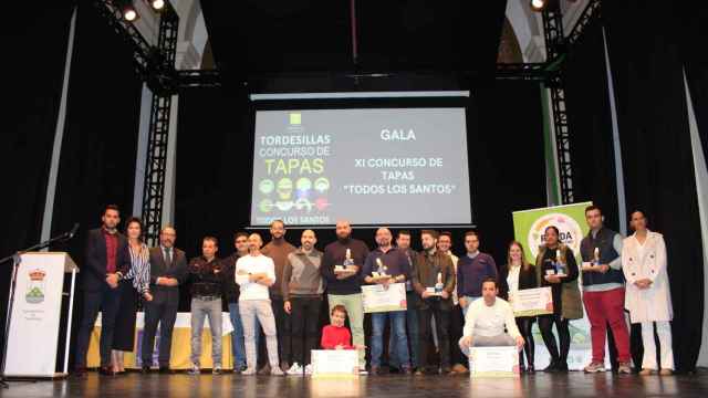 Entrega de premios en el XI Concurso de Tapas de Todos los Santos en Tordesillas