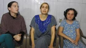 Daniel Aloni, Rimon Kirsht y Yelena Trupanob, rehenes israelíes de Hamás