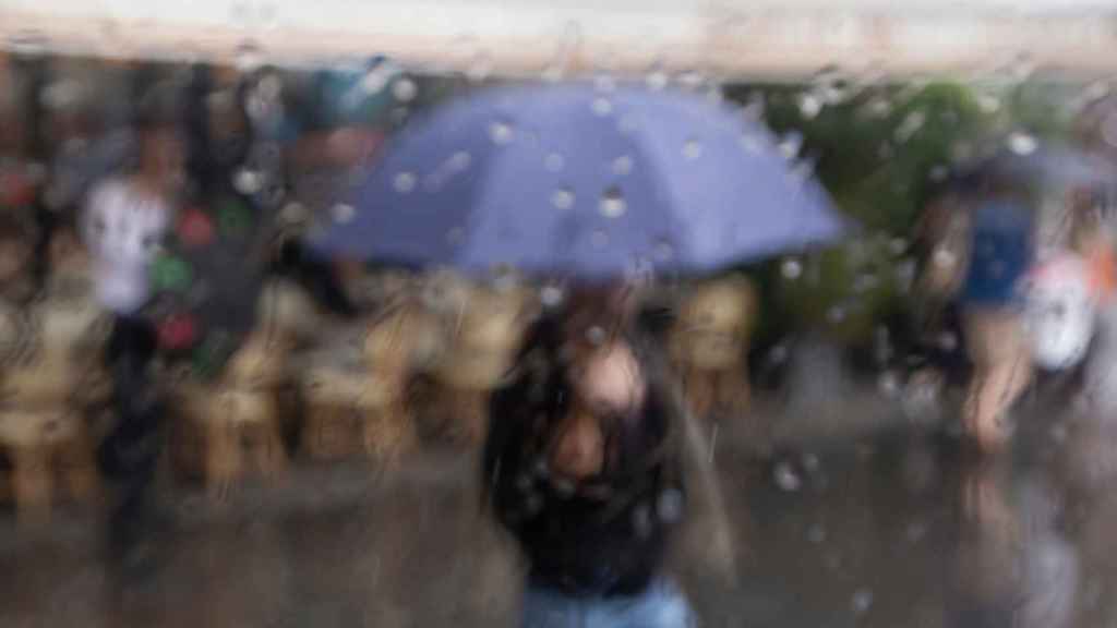 Lluvia, paraguas