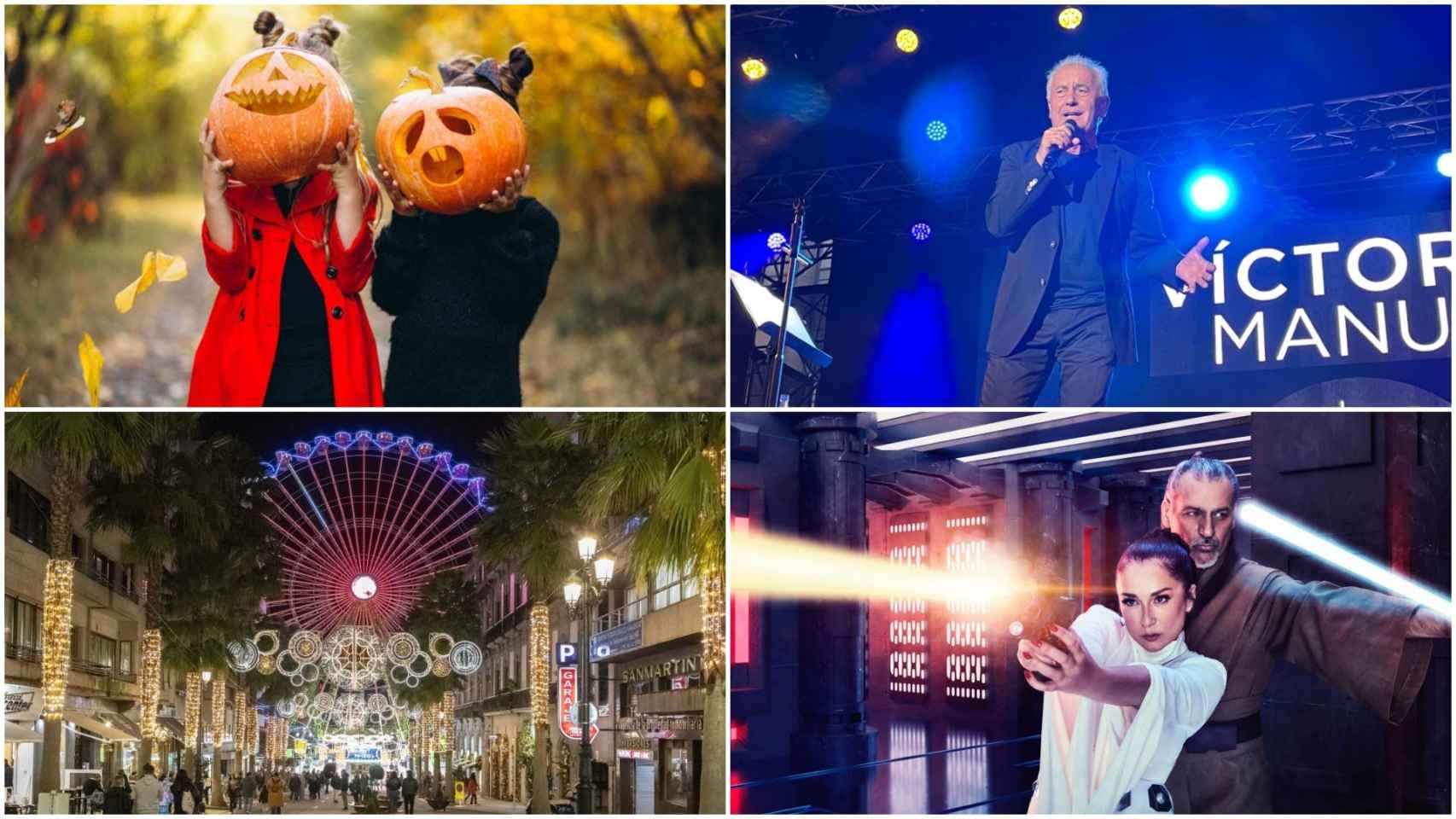 Algunos de los eventos que se podrán disfrutar en la ciudad en noviembre.
