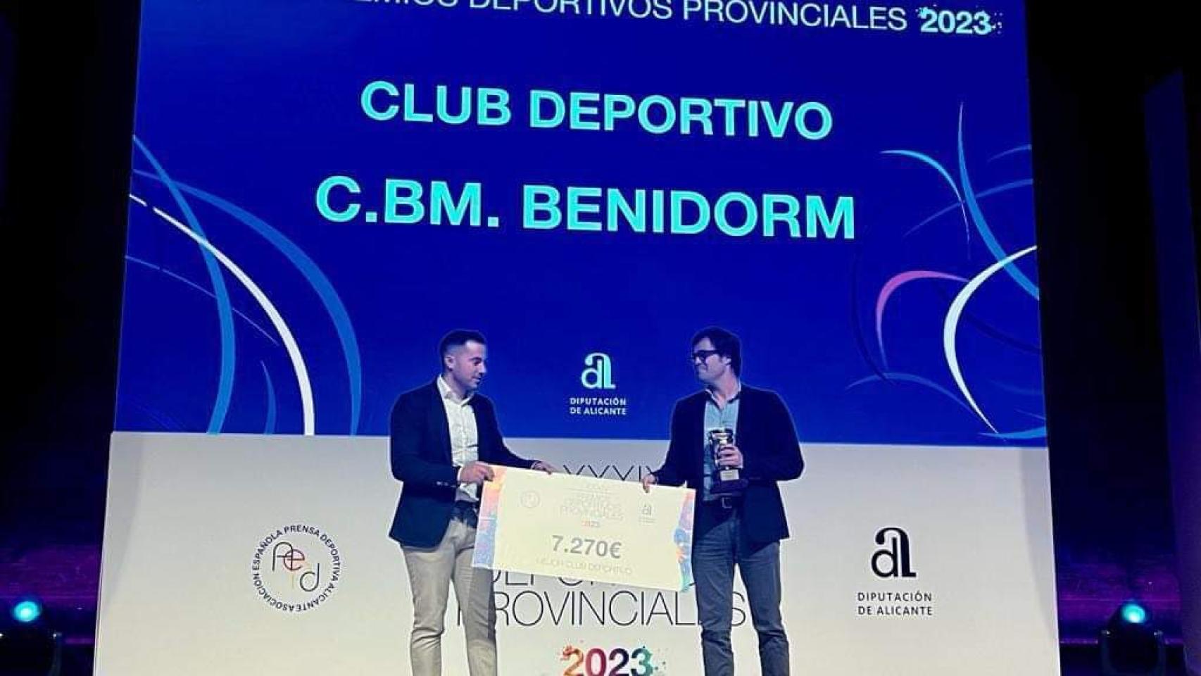 El Balonmano Benidorm ganó como Mejor Club.