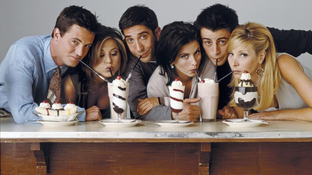 Courteney Cox, Jennifer Aniston, Matthew Perry, Matt LeBlanc, Lisa Kudrow y David Schwimmer.