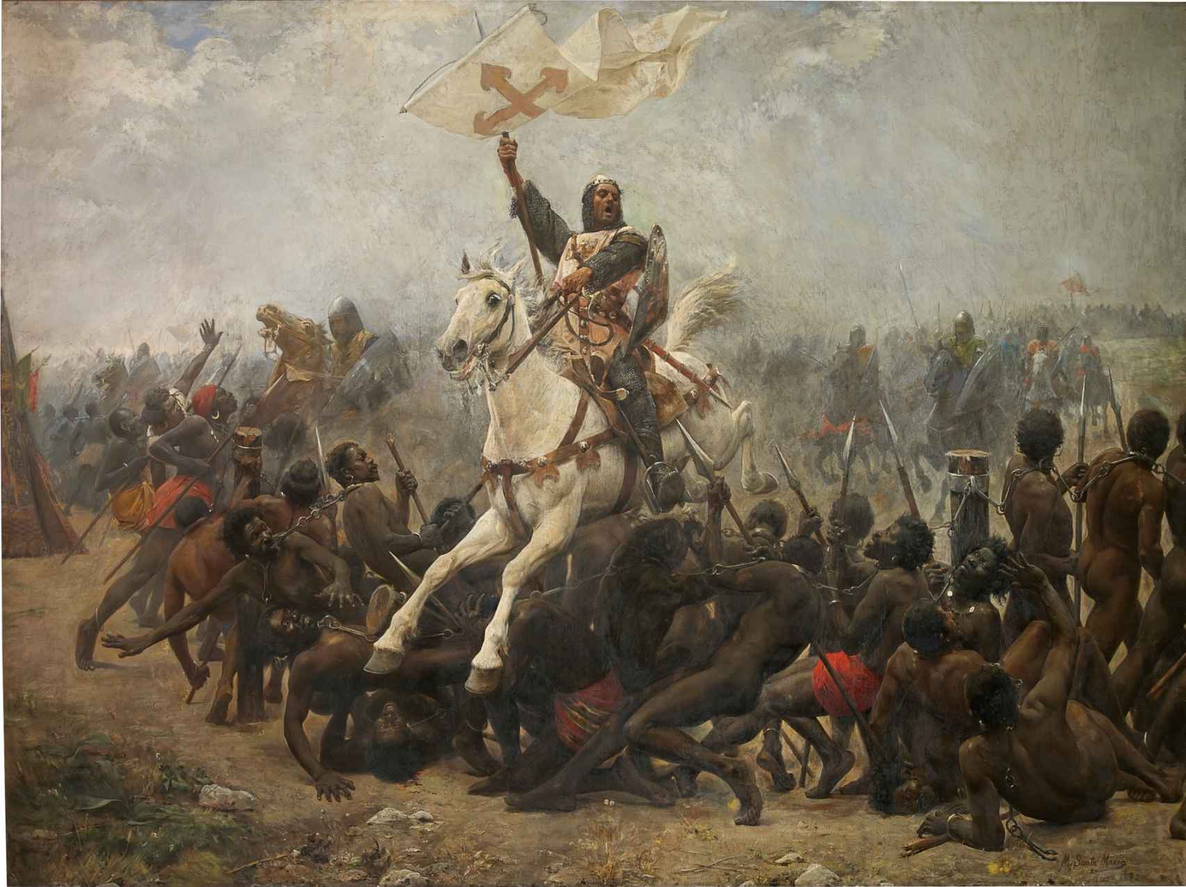 'El triunfo de la Santa Cruz en la batalla de las Navas de Tolosa' 1892