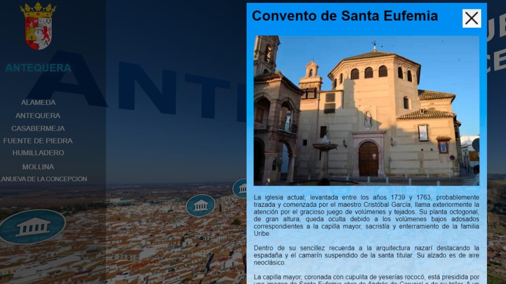 Vista de una información de un convento de Antequera