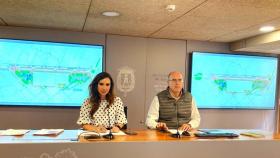 Ana Poquet y Manuel Villar, en su comparecencia de este martes.