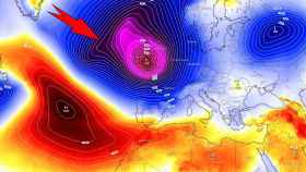 Las bajas presiones impulsadas por la borrasca Ciarán en los primeros días de noviembre. Severe-weather.eu