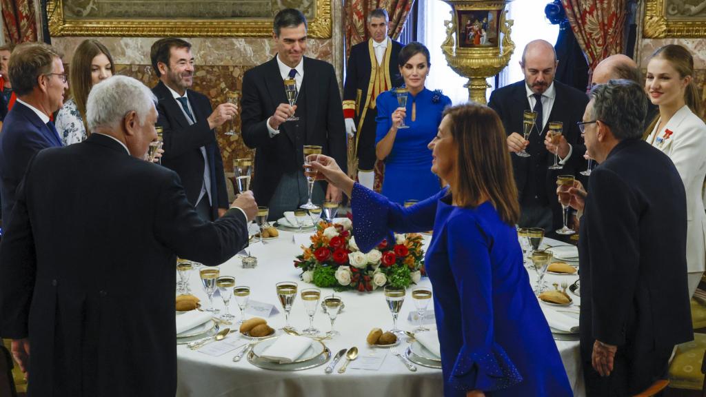 Imagen de la comida que ha tenido lugar en el Palacio Real.