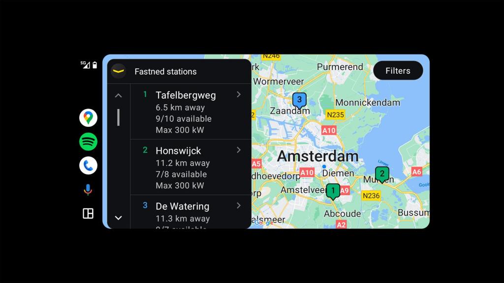 Fastned en Android Auto