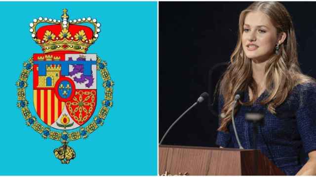 El escudo de la princesa de Asturias y la Leonor de Borbón Ortiz