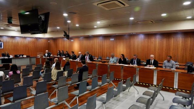 Imagen de la sala durante el juicio.