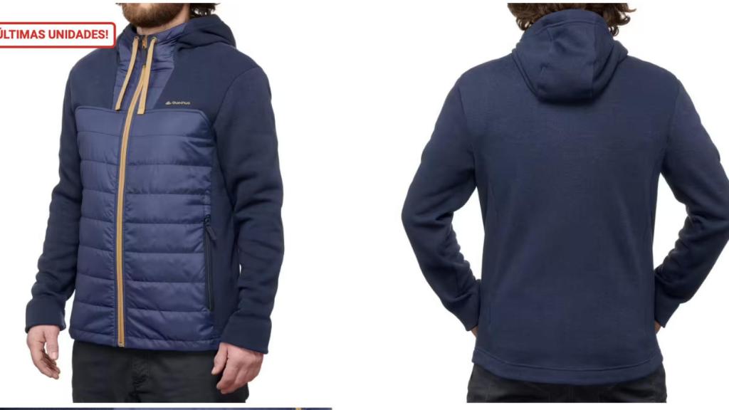 Chaqueta polar de montaña.