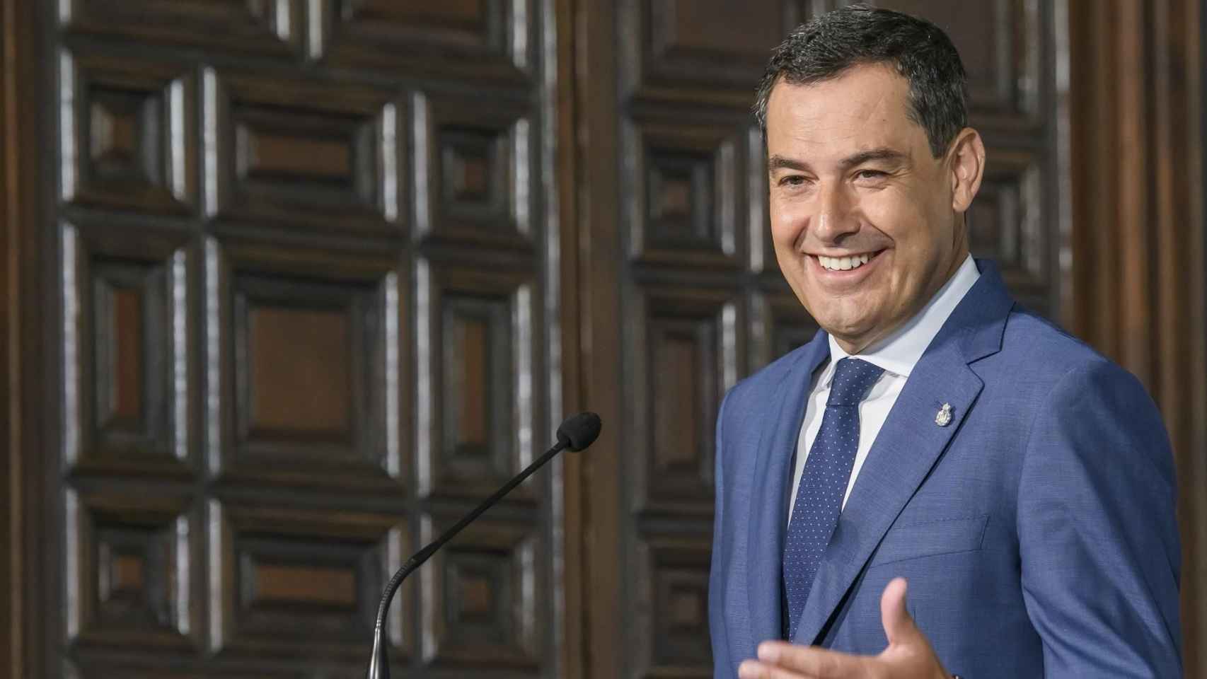 El presidente de Andalucía, Juanma Moreno.