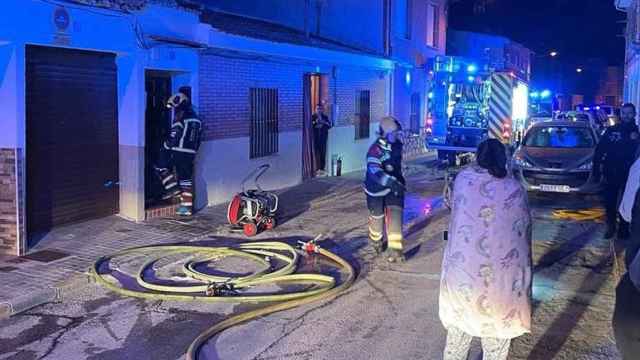 Cuatro incendios en viviendas en las últimas horas en varios pueblos de Toledo. Fotos: Consorcio Provincial