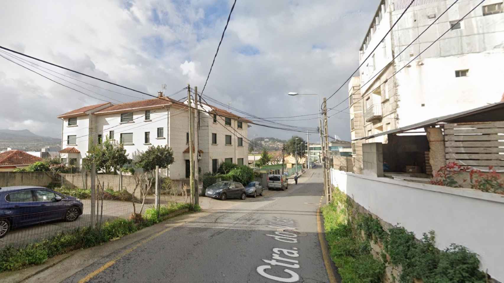 Carretera do Vilar, en Vigo.
