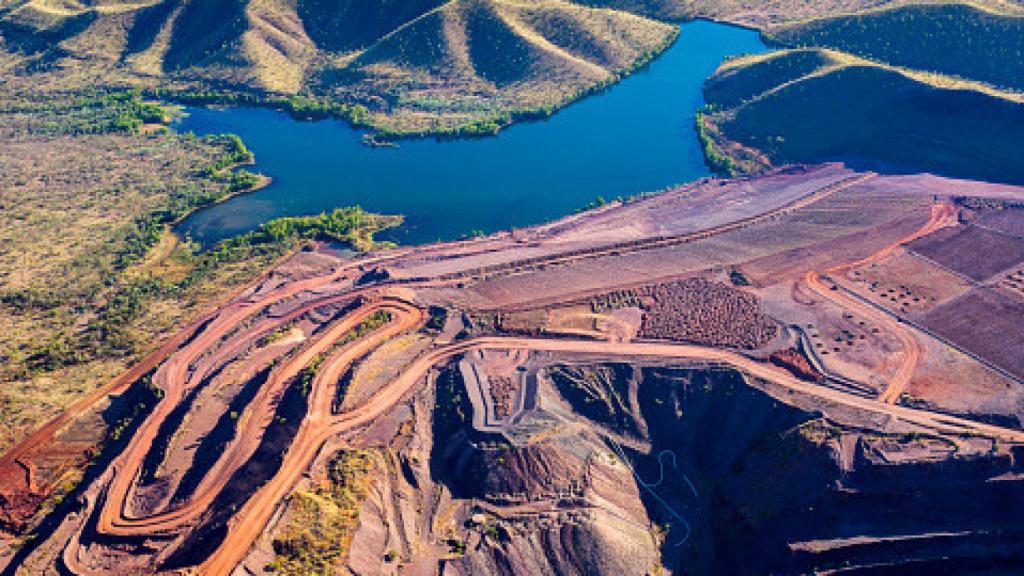 Panorámica de la mina Argyle, en Australia.