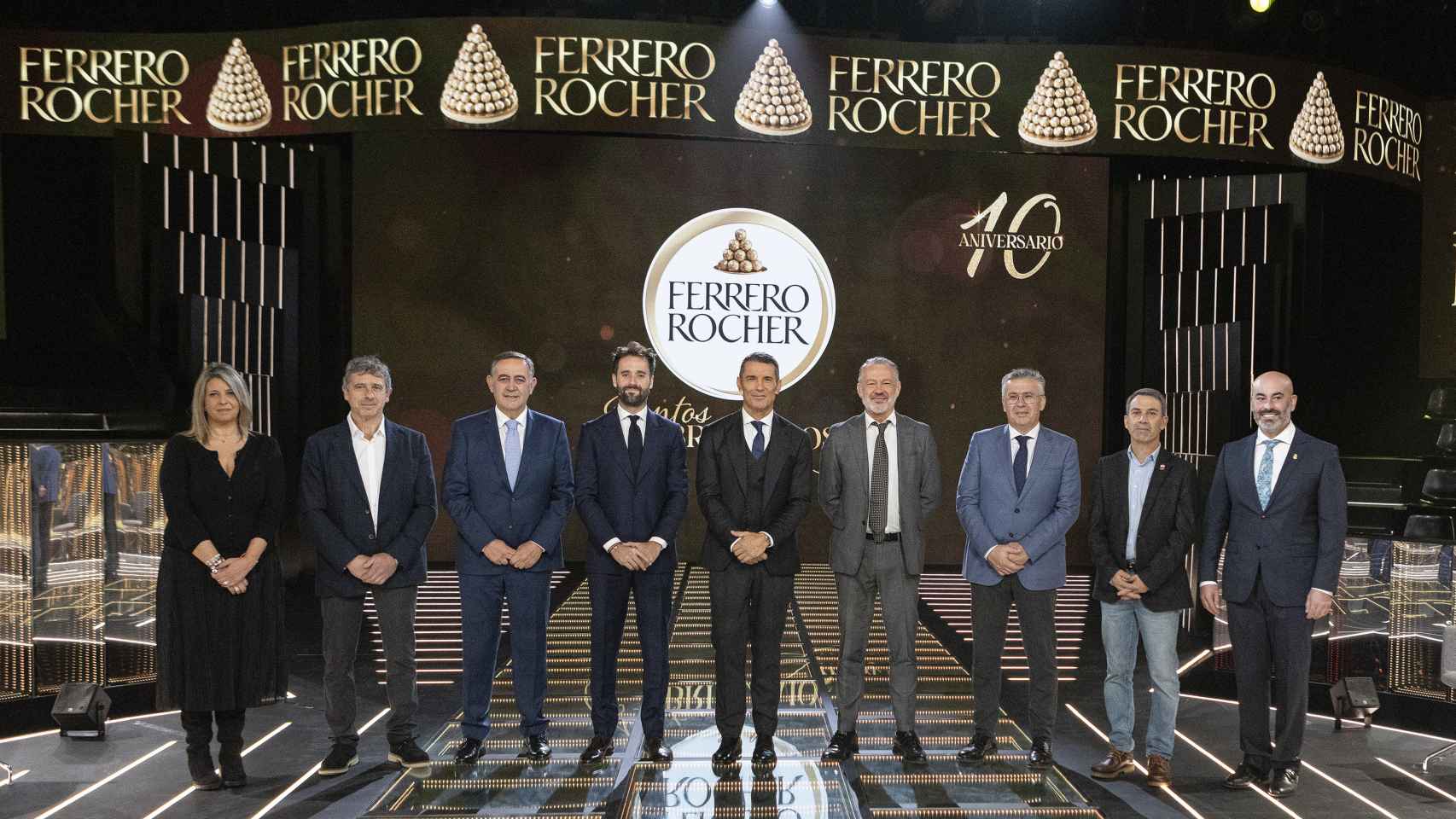 Presentación del décimo aniversario de 'Juntos brillamos más' de Ferrero Rocher