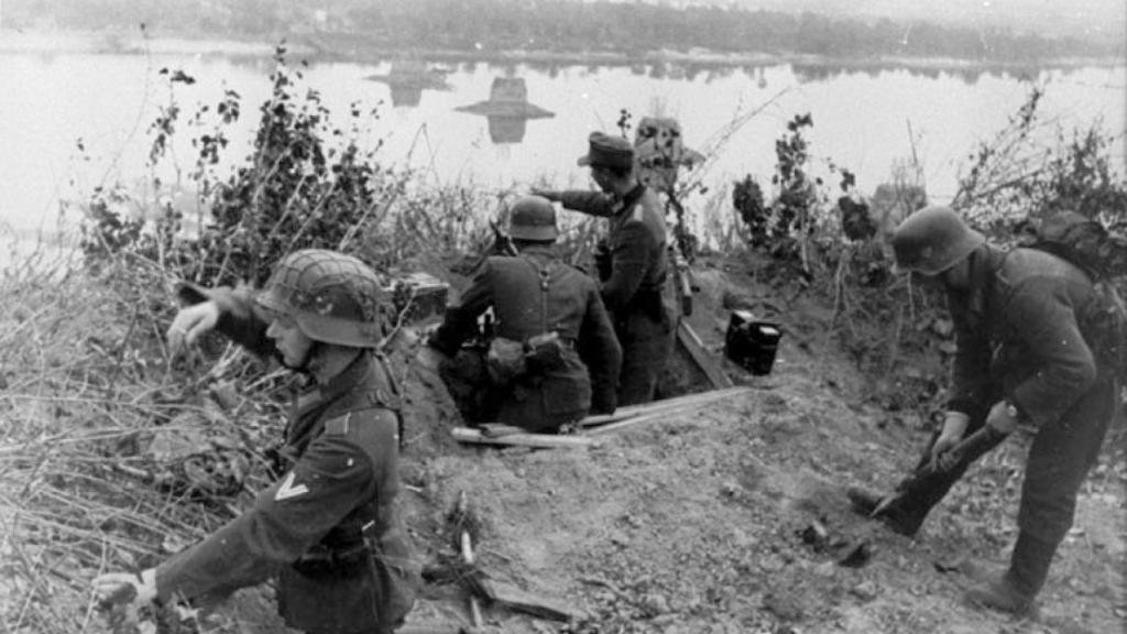 Posición defensiva alemana en la orilla occidental del Dnieper, octubre 1943