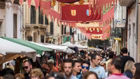 Mercado medieval de la Fira de Tots Sants de Cocentaina en imagen de archivo.