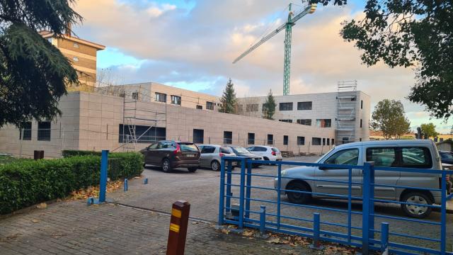 Obras en el nuevo edificio del IES María de Molina de Zamora