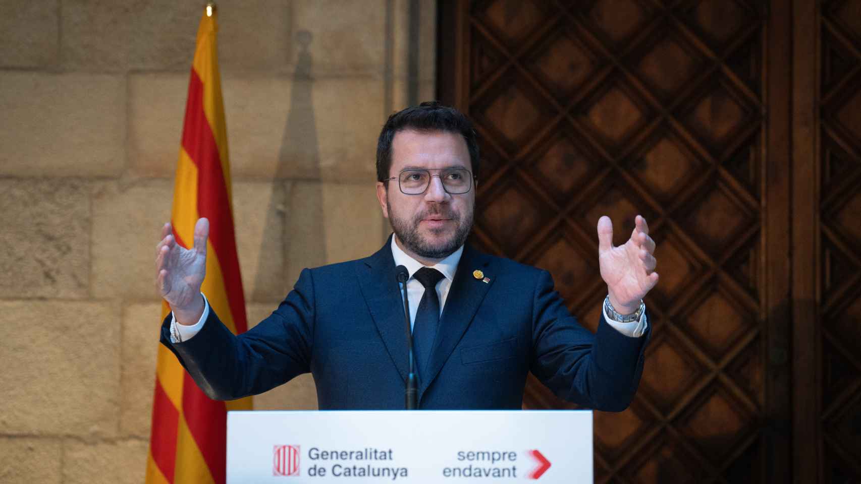 Pere Aragonès, presidente de la Generalitat de Cataluña.