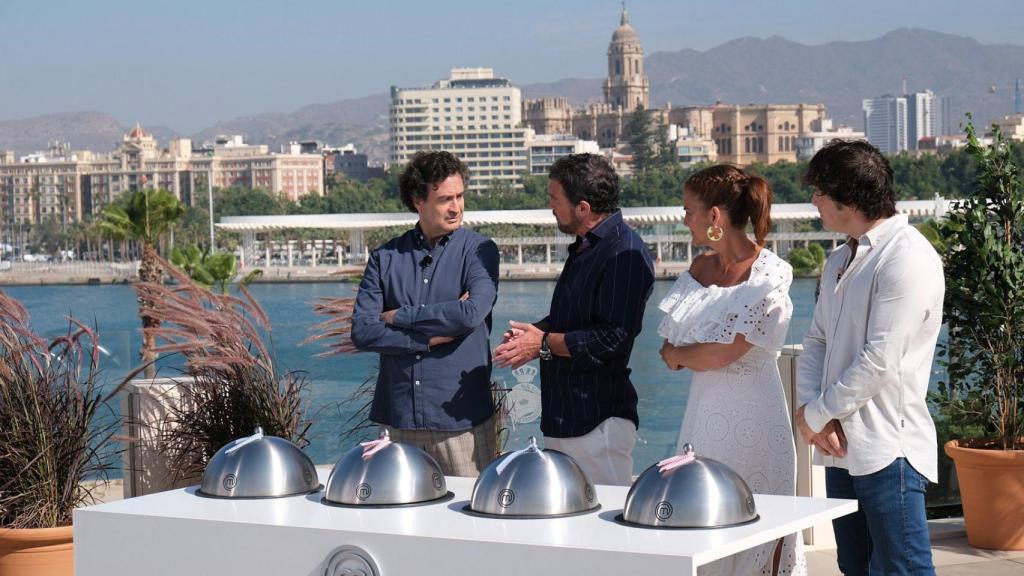 Un momento de la prueba de exteriores de MasterChef en La Pérgola del Mediterráneo de Málaga.