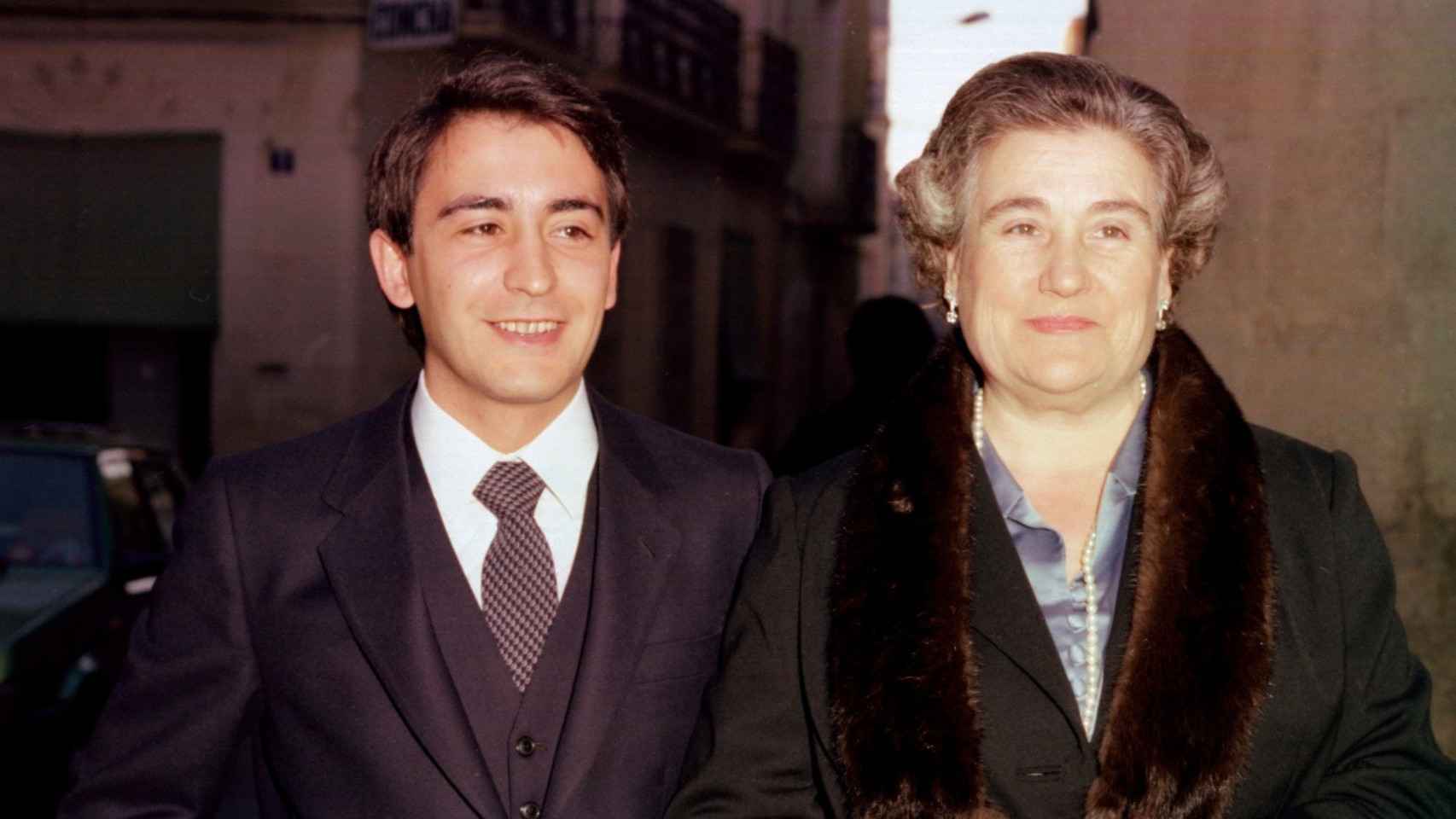 Jesús Navarro y su madre, Carmencita.