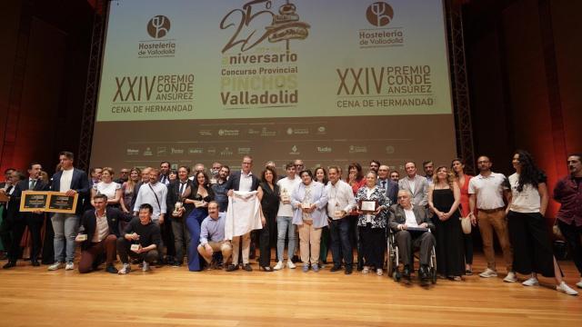 Los ganadores de la edición anterior del Concurso Provincial de Pinchos de Valladolid