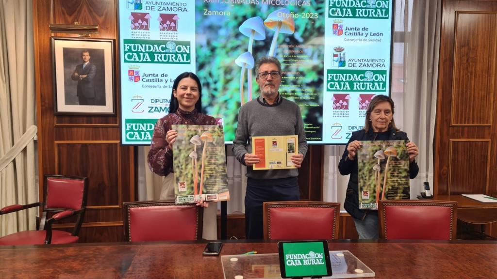 presentación en Caja Rural de las Jornadas Micológicas de la Asociación Micológica Zamorana