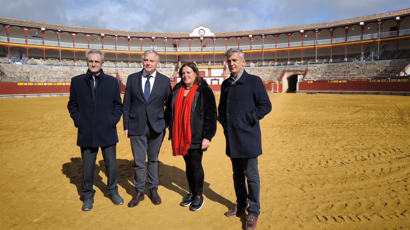 Visita a la plaza de toros de Ciudad Real. Foto: Ayuntamiento.