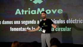 El fundador y CEO de Atriamove, Miguel Romero, durante una presentación del proyecto disruptor.