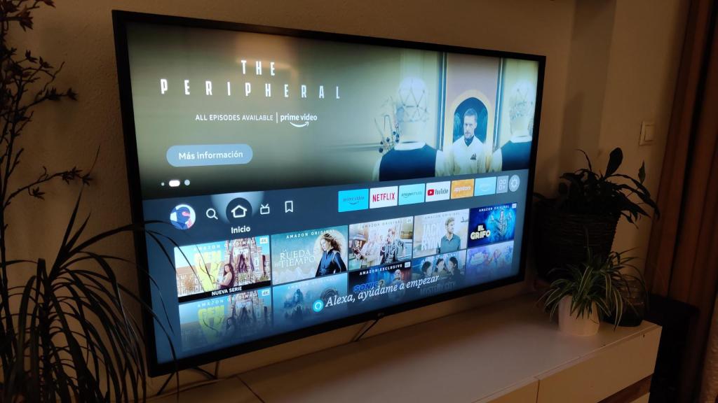 El menú principal de Fire TV