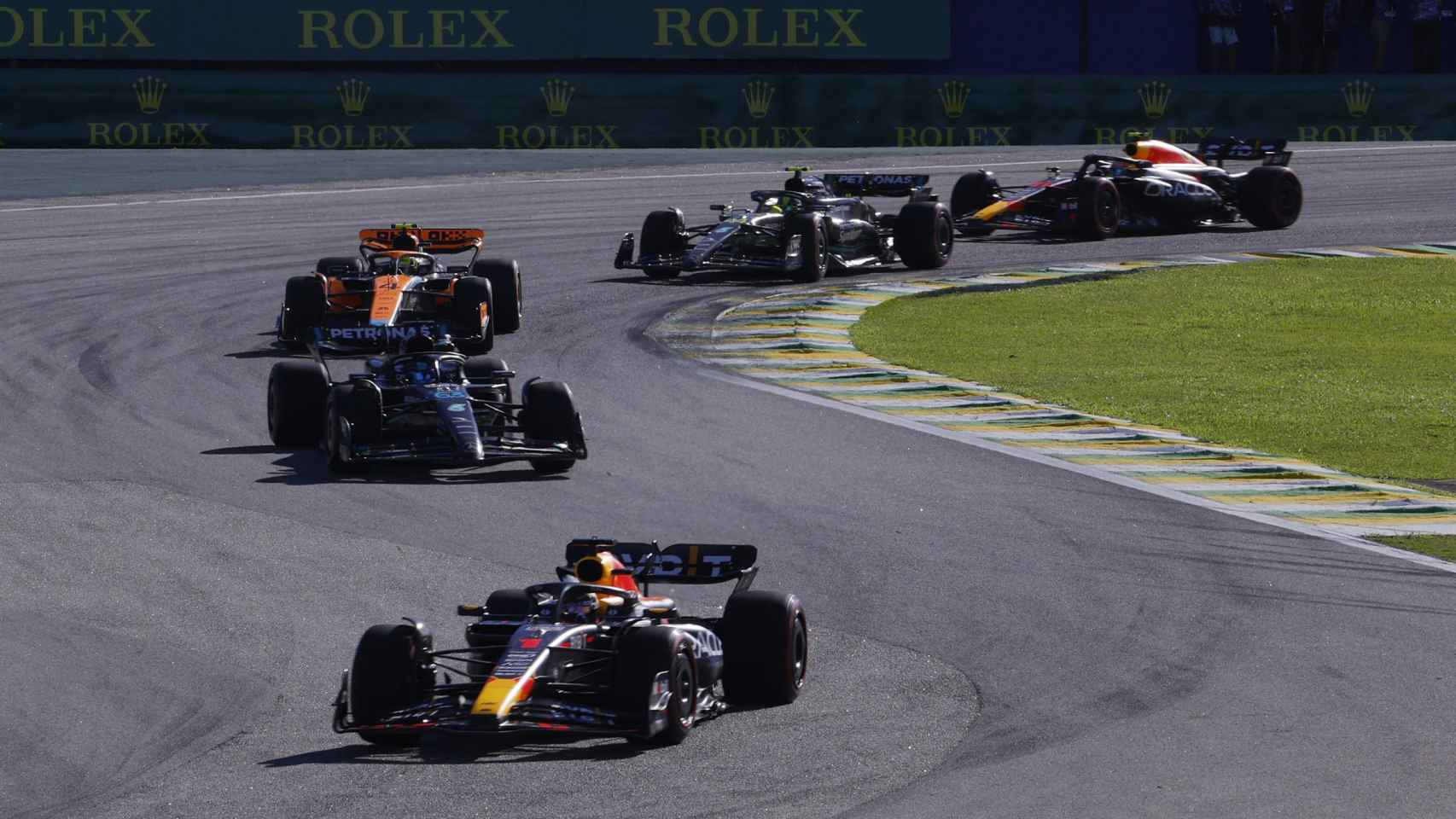 Imagen de la carrera sprint del GP de Brasil