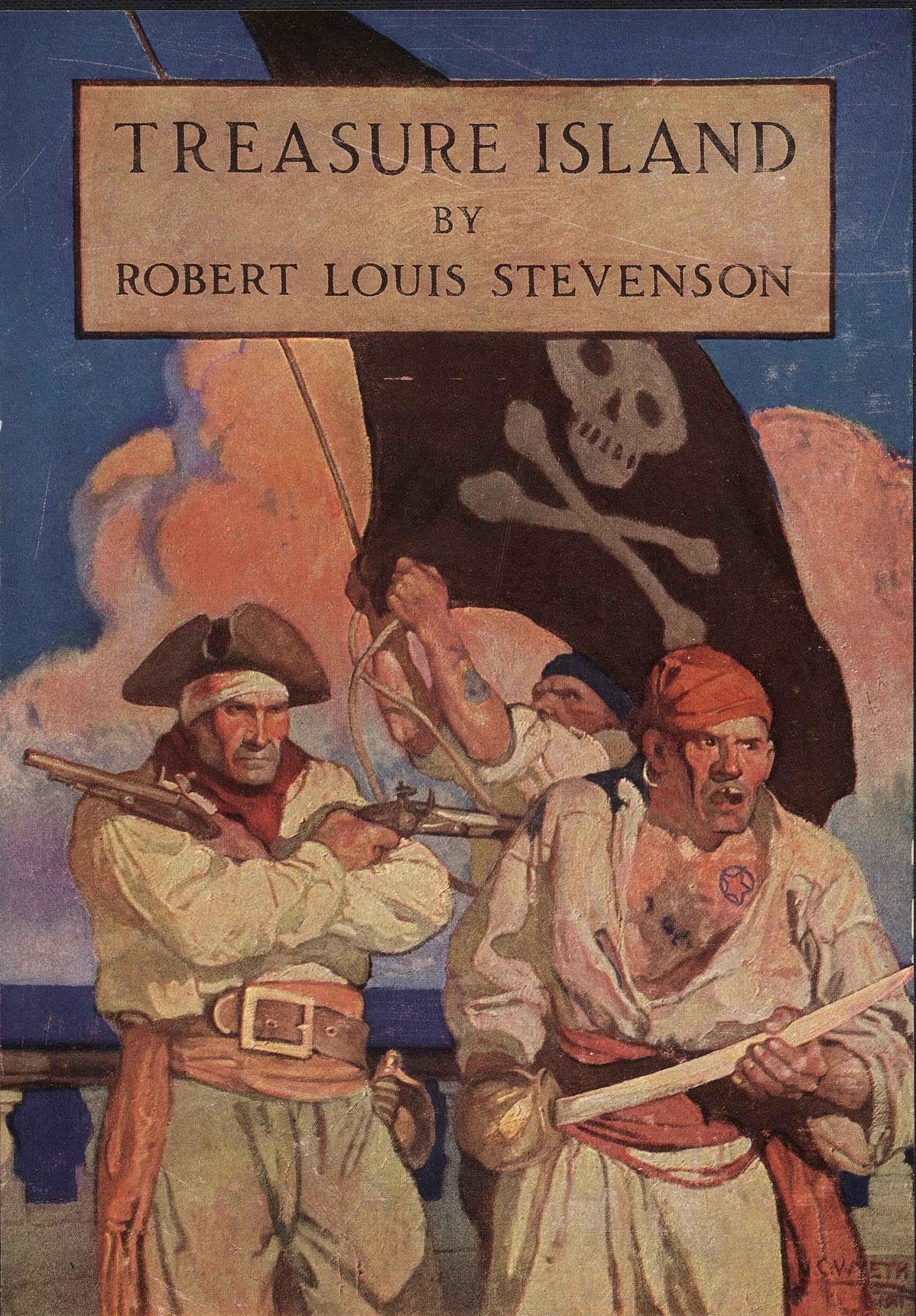 'La isla del tesoro', de Robert Louis Stevenson, en la edición de 1911 de Charles Scribner's Sons