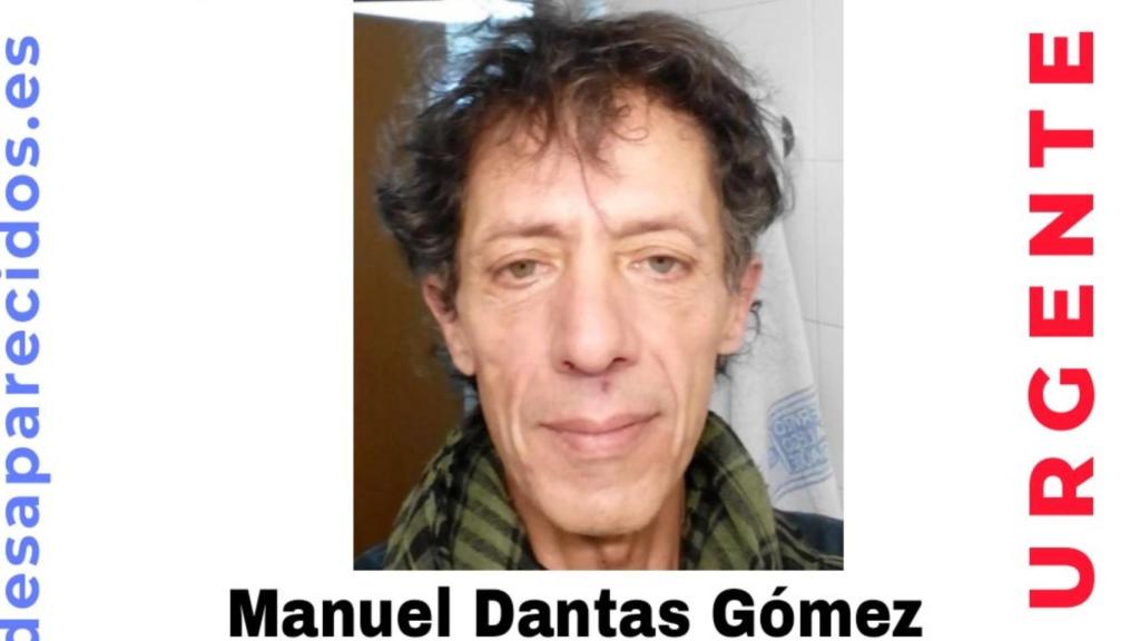 Manual Dantas Gómez, desaparecido en Santiago de Compostela.