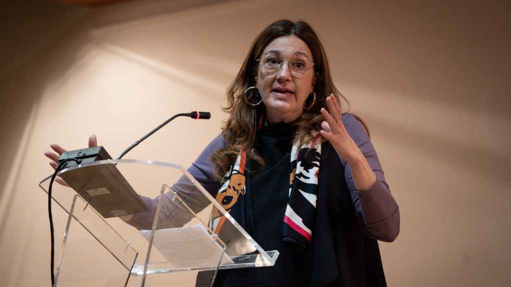 Soraya Rodríguez, exportavoz del PSOE en el Congreso y eurodiputada de Ciudadanos, en el acto de El Jacobino.