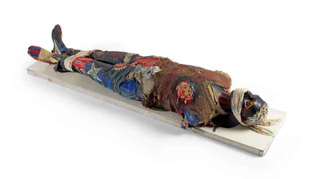 Lluís Güell: 'Negro herido de bala', 1965. Donación de Tànit del Mar Güell Damont, 2021, MNAC