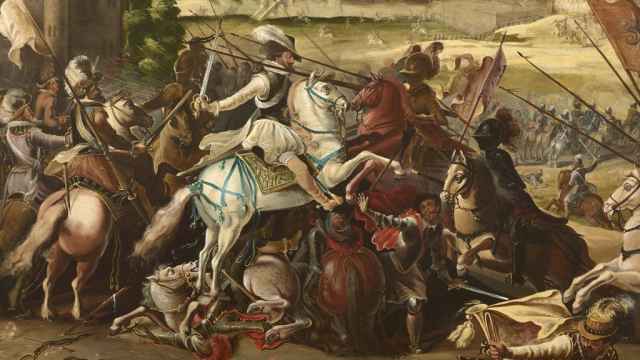 'Enrique IV en la batalla de Arques' c. 1590