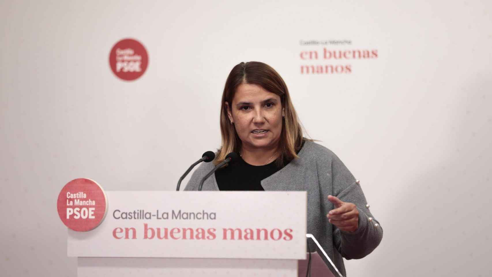 La presidenta del PSOE de Toledo, Tita García Élez.