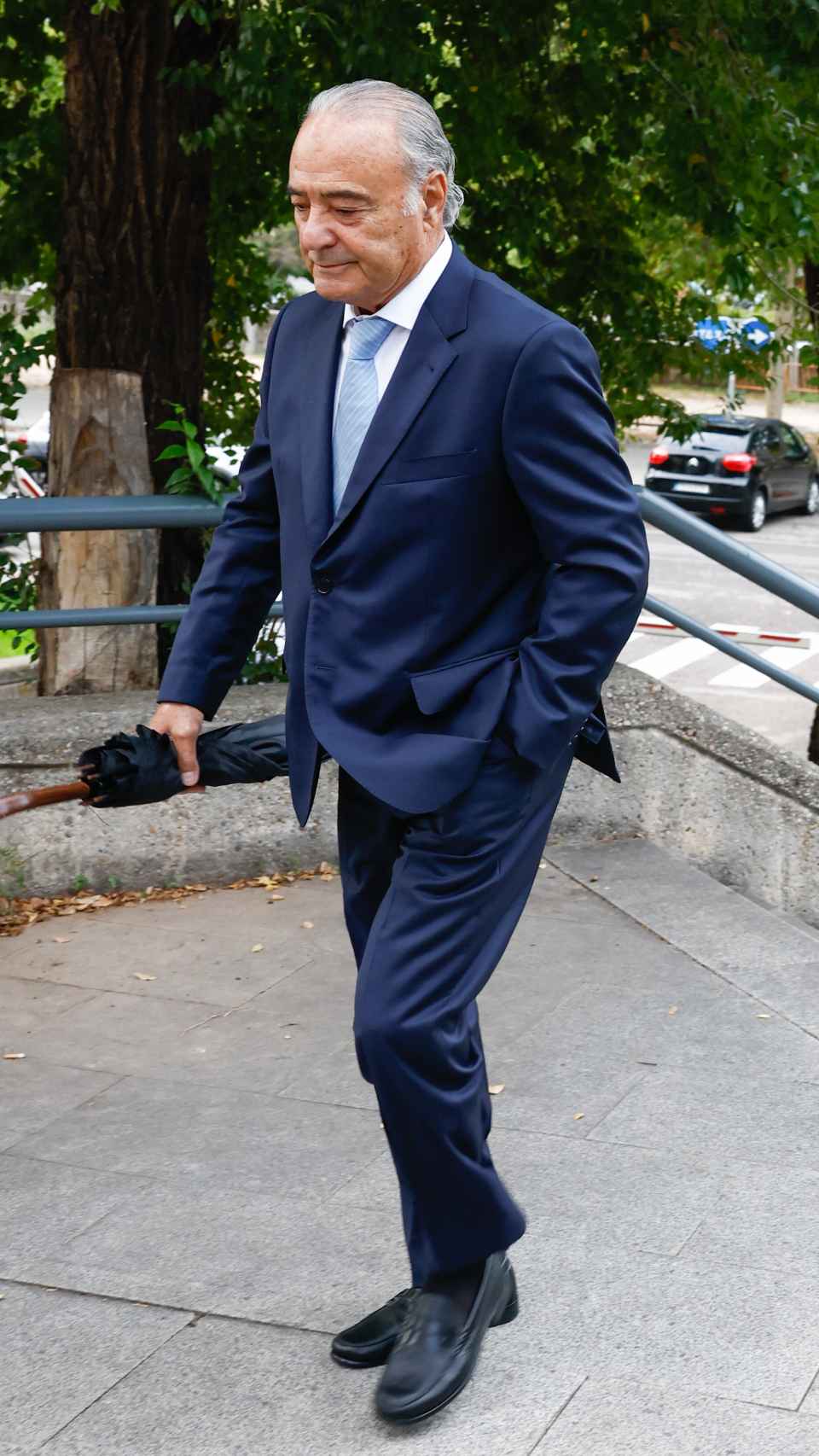 Carlos Luis Iglesias llegando a los juzgados, en octubre de 2023.
