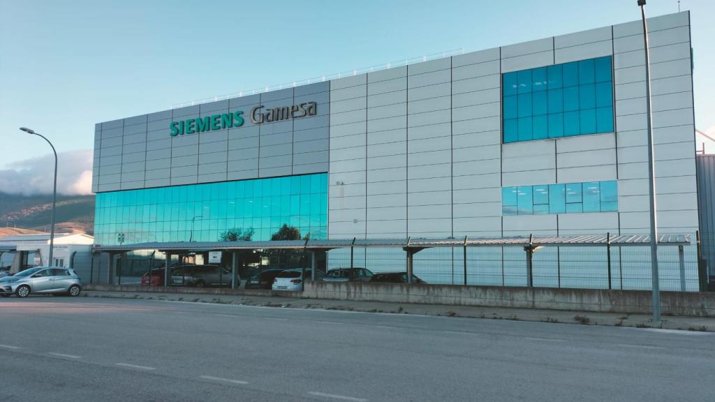 Imagen de la fábrica que Siemens Gamesa tiene en Ágreda (Soria)