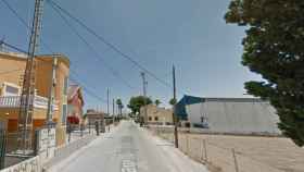 Camino Viejo de Callosa en Orihuela (Alicante), en una imagen de Google Maps.