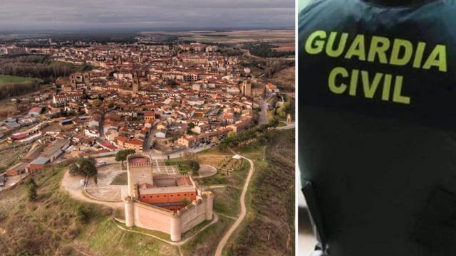 Un guardia civil y la localidad de Arévalo