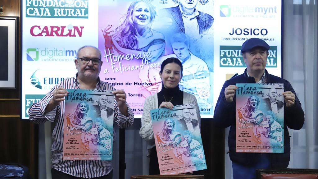 Presentación de la actuación flamenca y homenaje a Feliciano Ferrero